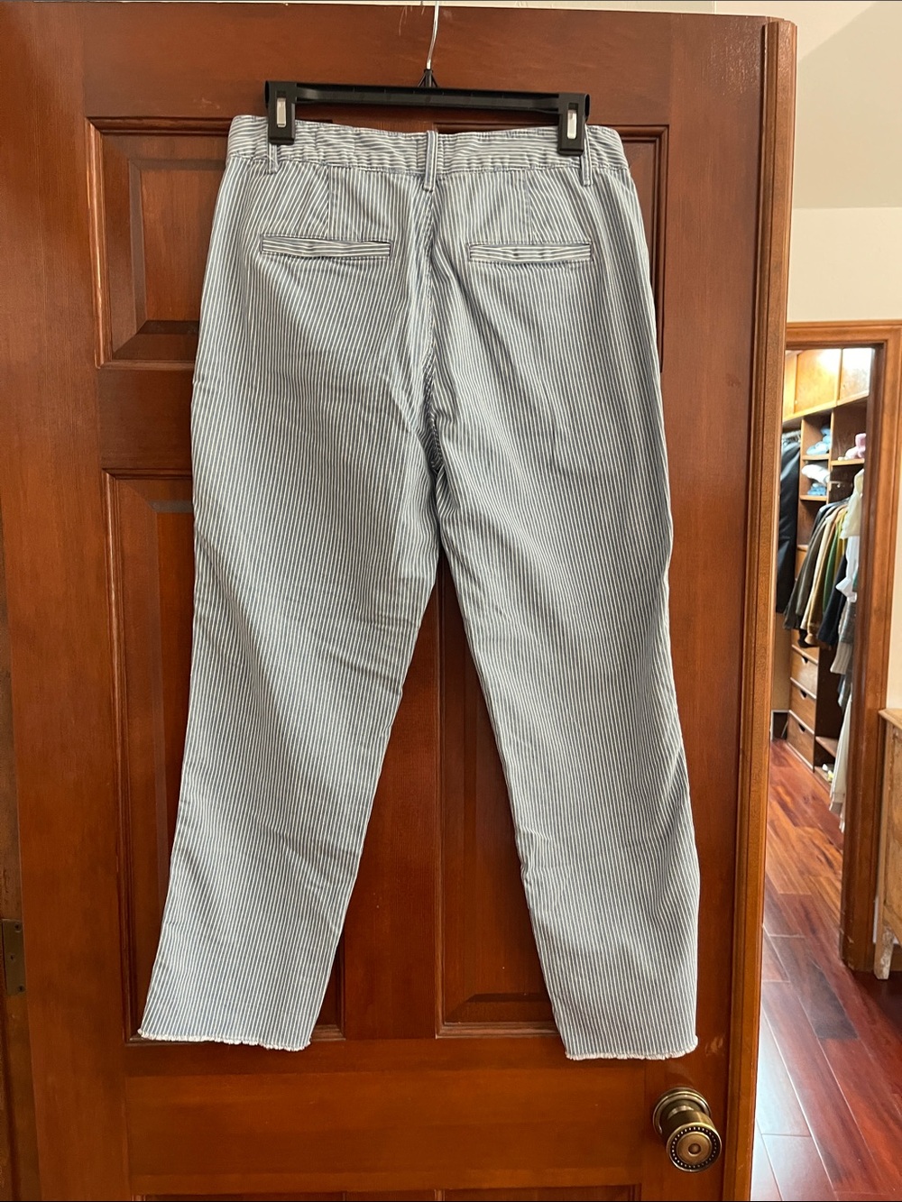 GAP Striped Straight surplus khaki pants size 6 - Picture 5 of 5